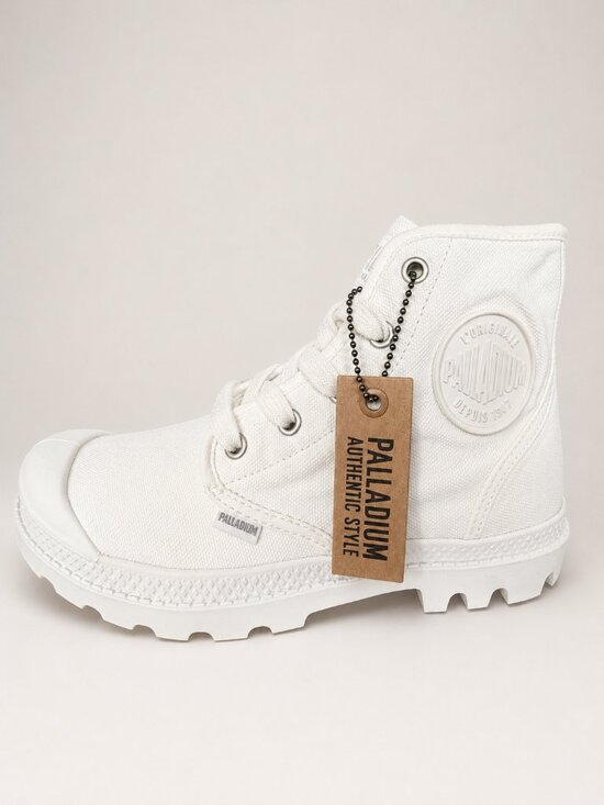 Palladium Shoes - Palladium Pampa Hi Star White Canvas Boots NIB